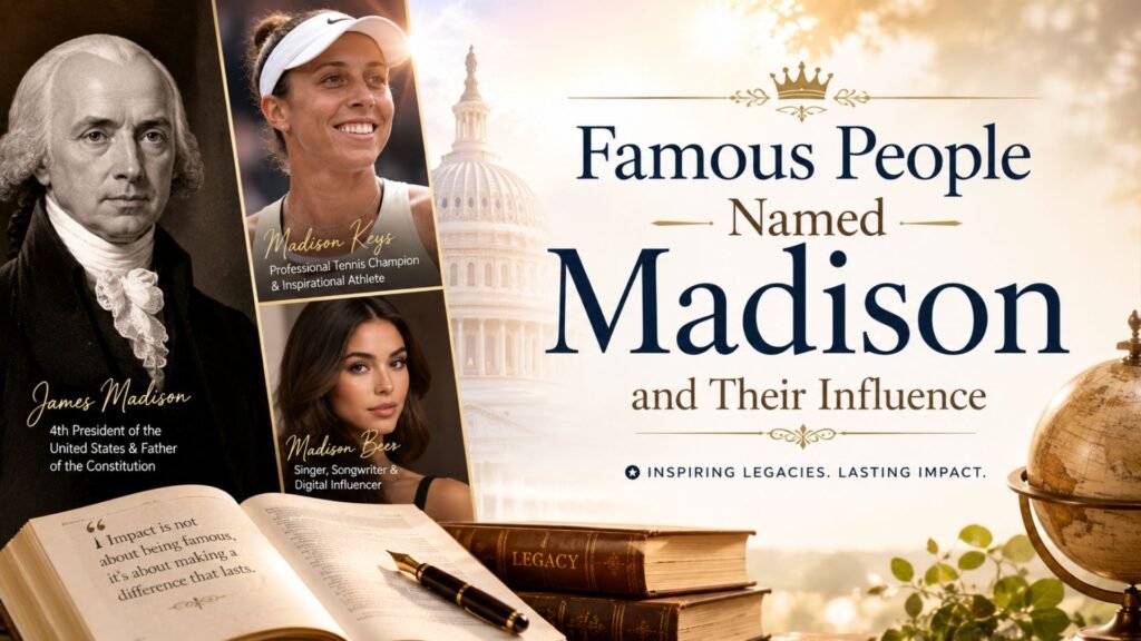What Is the Authentic Biblical Meaning of the Name Madison? A Complete Christian Guide 4 Famous people named Madison and their influence in entertainment, sports, and culture, highlighting the popularity and legacy of the name Madison