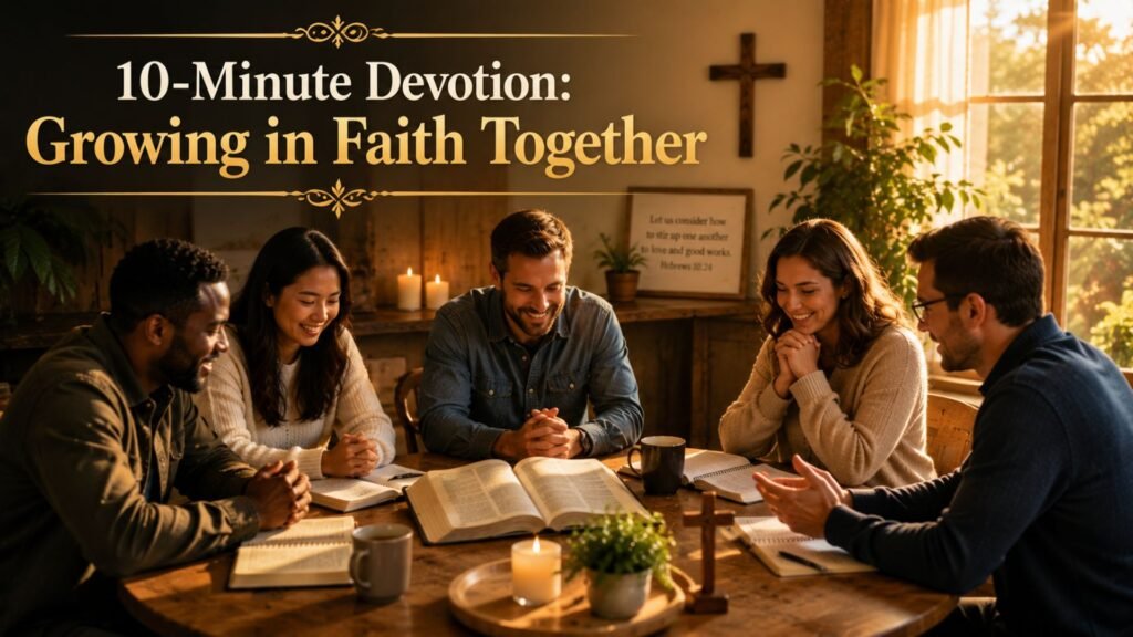 10-minute devotion on discovering and using spiritual gifts with Christians studying the Bible and serving together