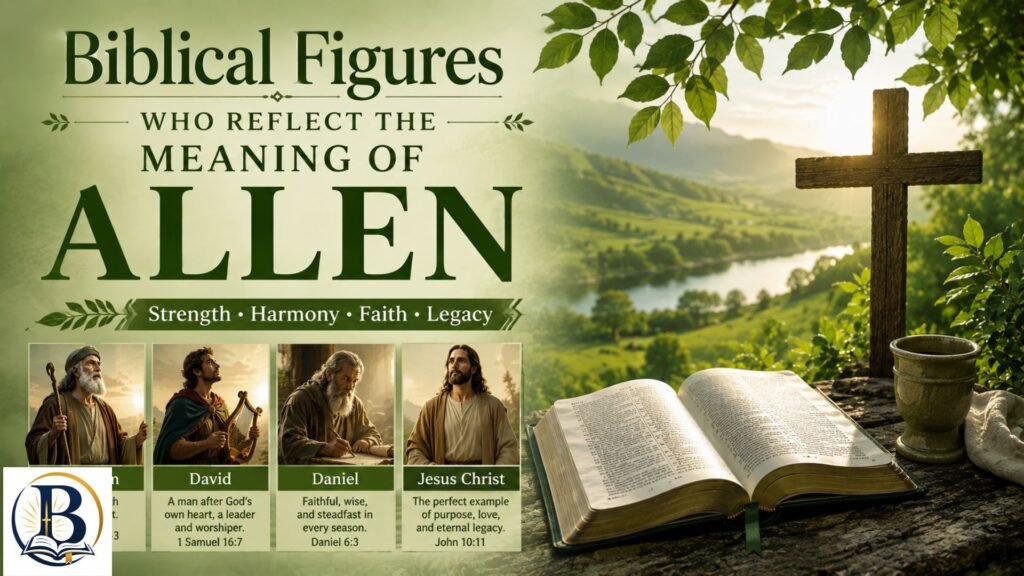The Amazing Biblical Meaning of the Name Allen: Strength, Harmony & Nobility 3 Biblical Figures Who Reflect the Meaning of Allen – Faith, Strength, Courage, Wisdom, and Leadership