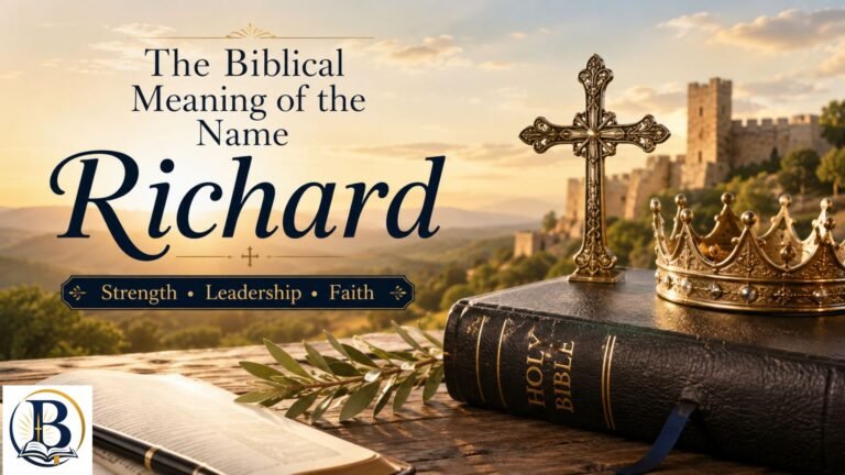 Biblical Meaning of the Name Richard – Christian Meaning, Origin, and Spiritual Significance