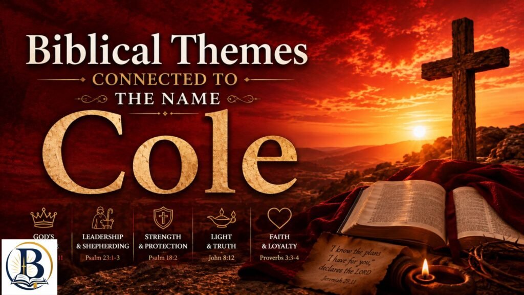 Biblical Themes Connected to the Name Cole – Faith, Strength, Purity, Courage, and Spiritual Growth