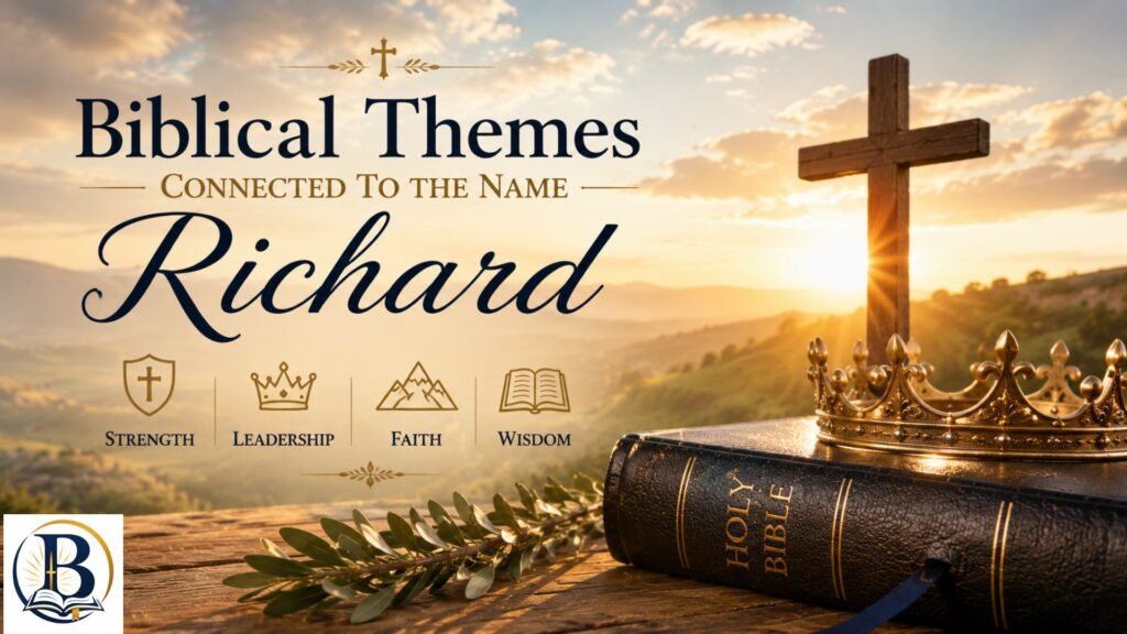 The Powerful Biblical Meaning of the Name Richard: Origin, Spiritual Significance & Christian Symbolism 2 Biblical Themes Connected to the Name Richard – Strength, Courage, Leadership, and Faith