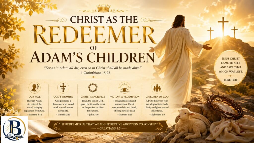 Wonderful Biblical Meaning of the Name Addison: Origin, Spiritual Meaning & Significance 4 Christ as the Redeemer of Adam’s Children and the Source of Salvation and Hope