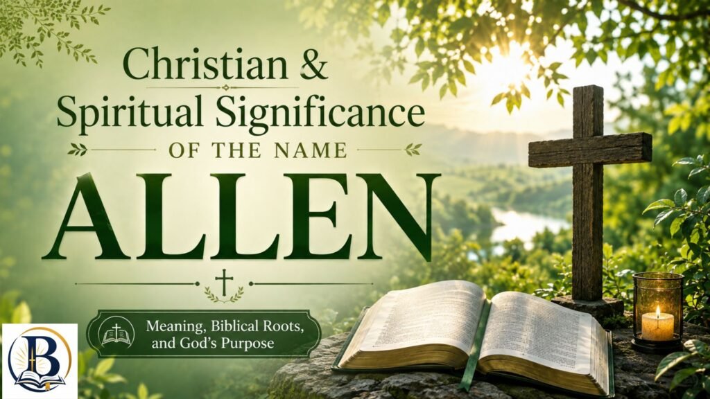 The Amazing Biblical Meaning of the Name Allen: Strength, Harmony & Nobility 2 Christian & Spiritual Significance of the Name Allen – Faith, Strength, Character, and Spiritual Values