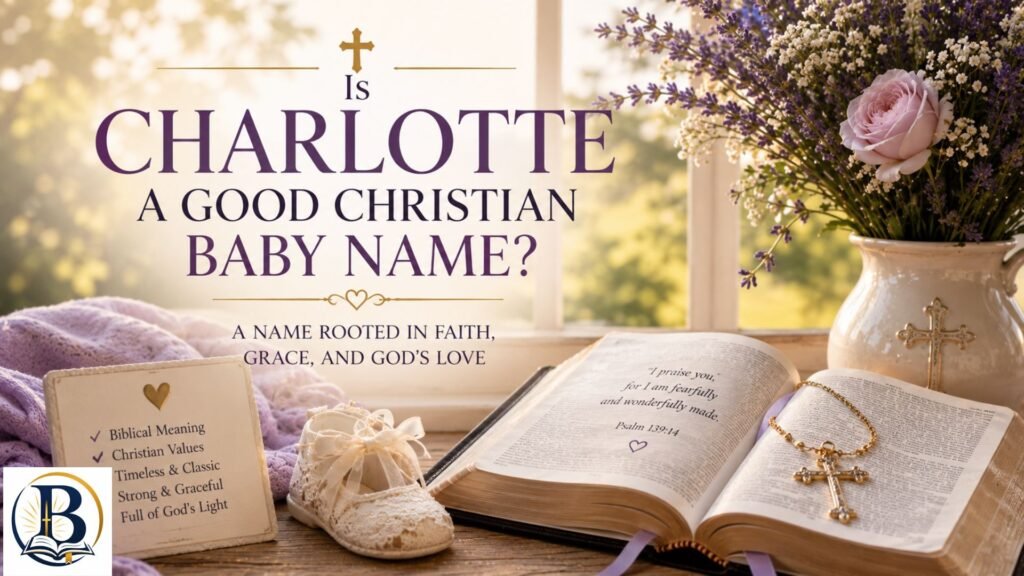 What Is the Biblical Meaning of the Name Charlotte? Strength, Grace, and Faith 4 Learn whether Charlotte is a good Christian baby name by exploring its meaning, biblical themes, and spiritual significance. Discover why many Christian parents choose Charlotte for its timeless charm and faith-inspired values.