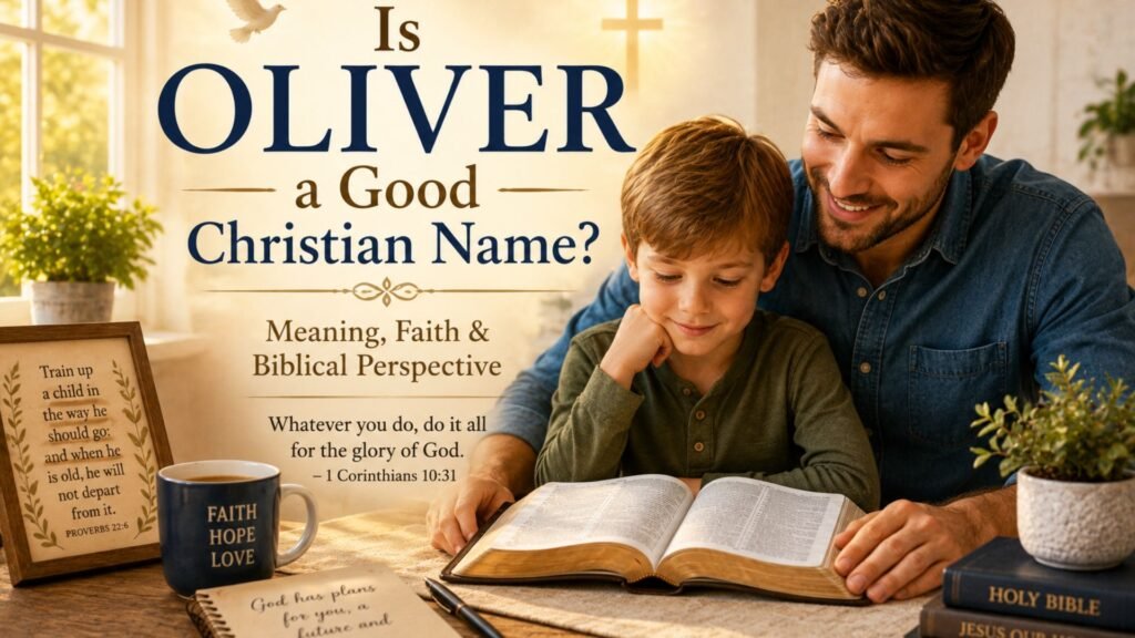 Is Oliver a good Christian name, highlighting its biblical associations with peace, faith, and spiritual significance.