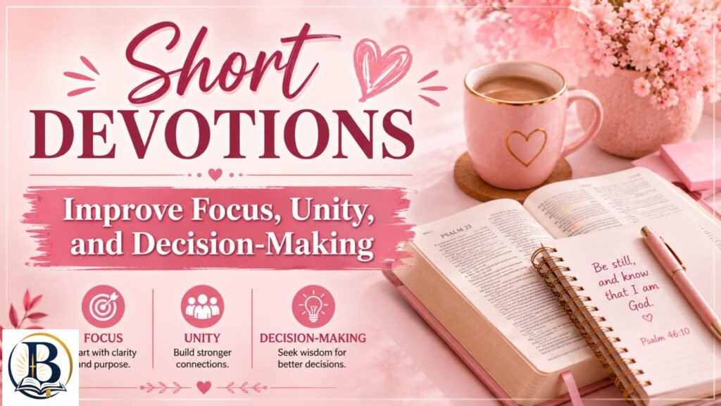 Short Devotions Improve Focus, Unity, and Decision-Making in Christian Meetings

