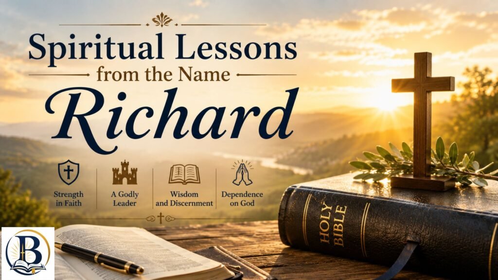 The Powerful Biblical Meaning of the Name Richard: Origin, Spiritual Significance & Christian Symbolism 3 Spiritual Lessons from the Name Richard – Faith, Courage, Strength, Leadership, and Devotion