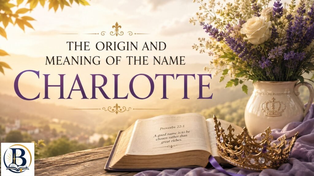 What Is the Biblical Meaning of the Name Charlotte? Strength, Grace, and Faith 2 the name Charlotte, including its French roots, historical background, and timeless significance. Learn why Charlotte has remained a beloved name across generations.
