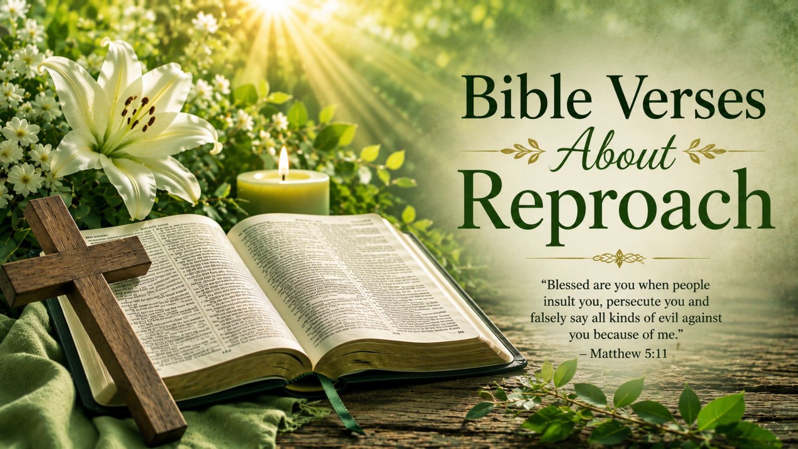 Bible Verses About Reproach – Scriptures on Shame, Disgrace, and Endurance