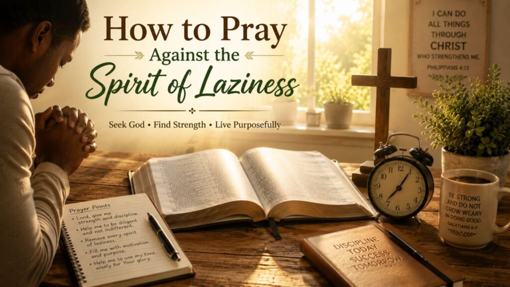 45 Prayer Points Against the Spirit of Laziness: Break Free and Walk in Purpose 2 How to Pray Against the Spirit of Laziness – Christian prayer for discipline, motivation, diligence, and spiritual strength