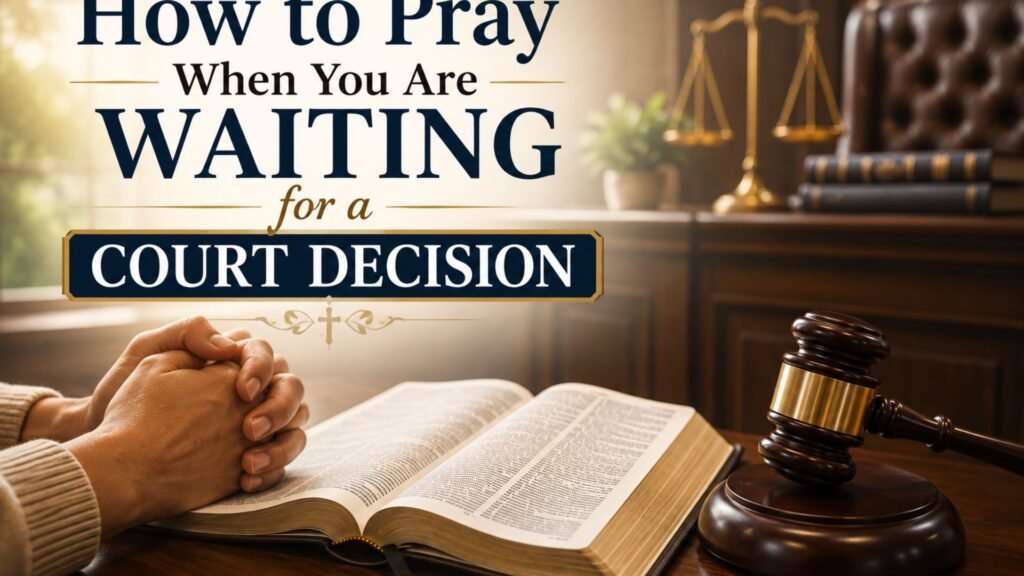 65 Powerful Prayers to Win a Court Case and Bible Verses for Justice 4 How to pray when you are waiting for a court decision