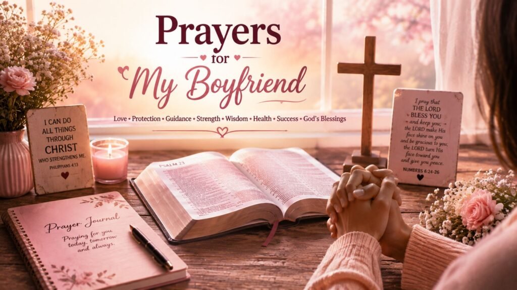 Prayers for My Boyfriend – Christian prayer for love, protection, guidance, strength, blessings, and spiritual growth