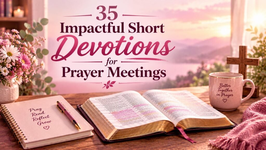 35 Impactful Short Devotions for Prayer Meetings