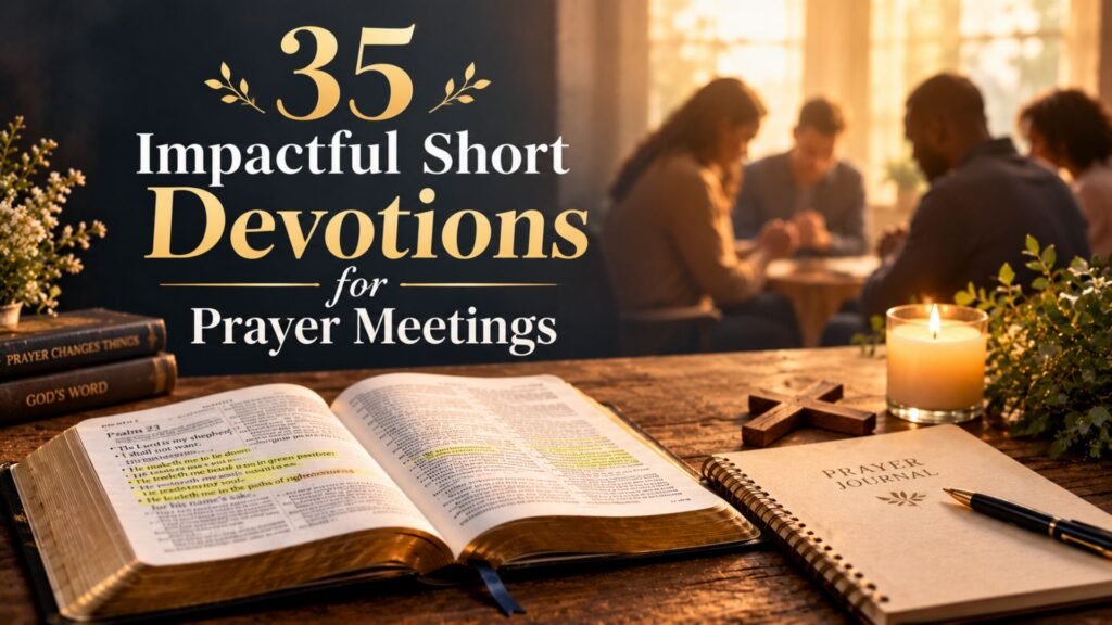 35 Impactful Short Devotions for Prayer Meetings