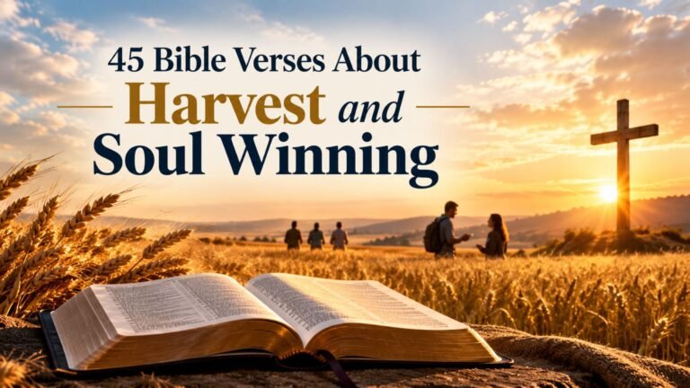 45 Bible Verses About Harvest and Soul Winning