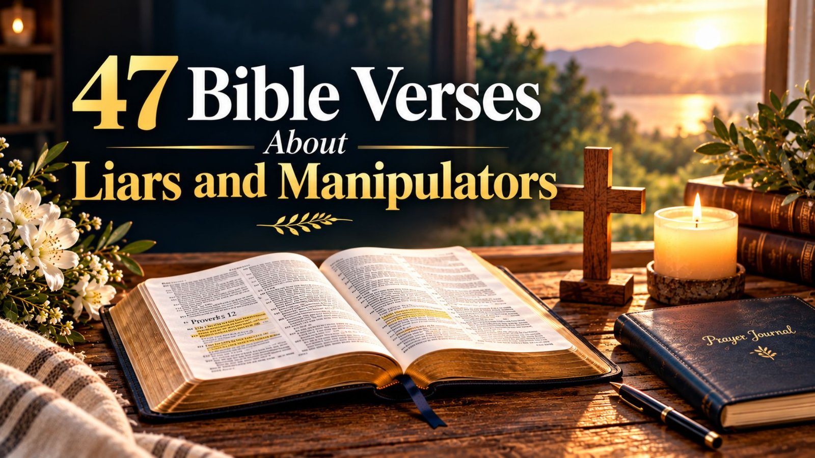 47 Bible Verses About Liars and Manipulators