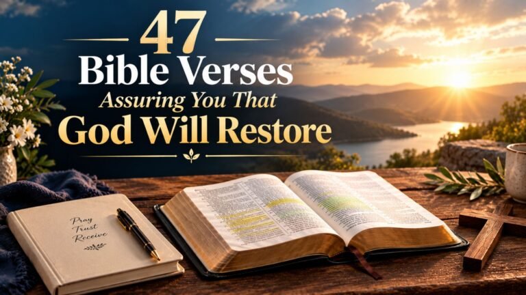 47 Bible Verses Assuring You That God Will Restore