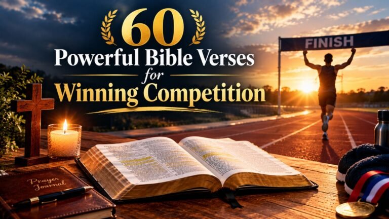 60 Powerful Bible Verses for Winning Competition