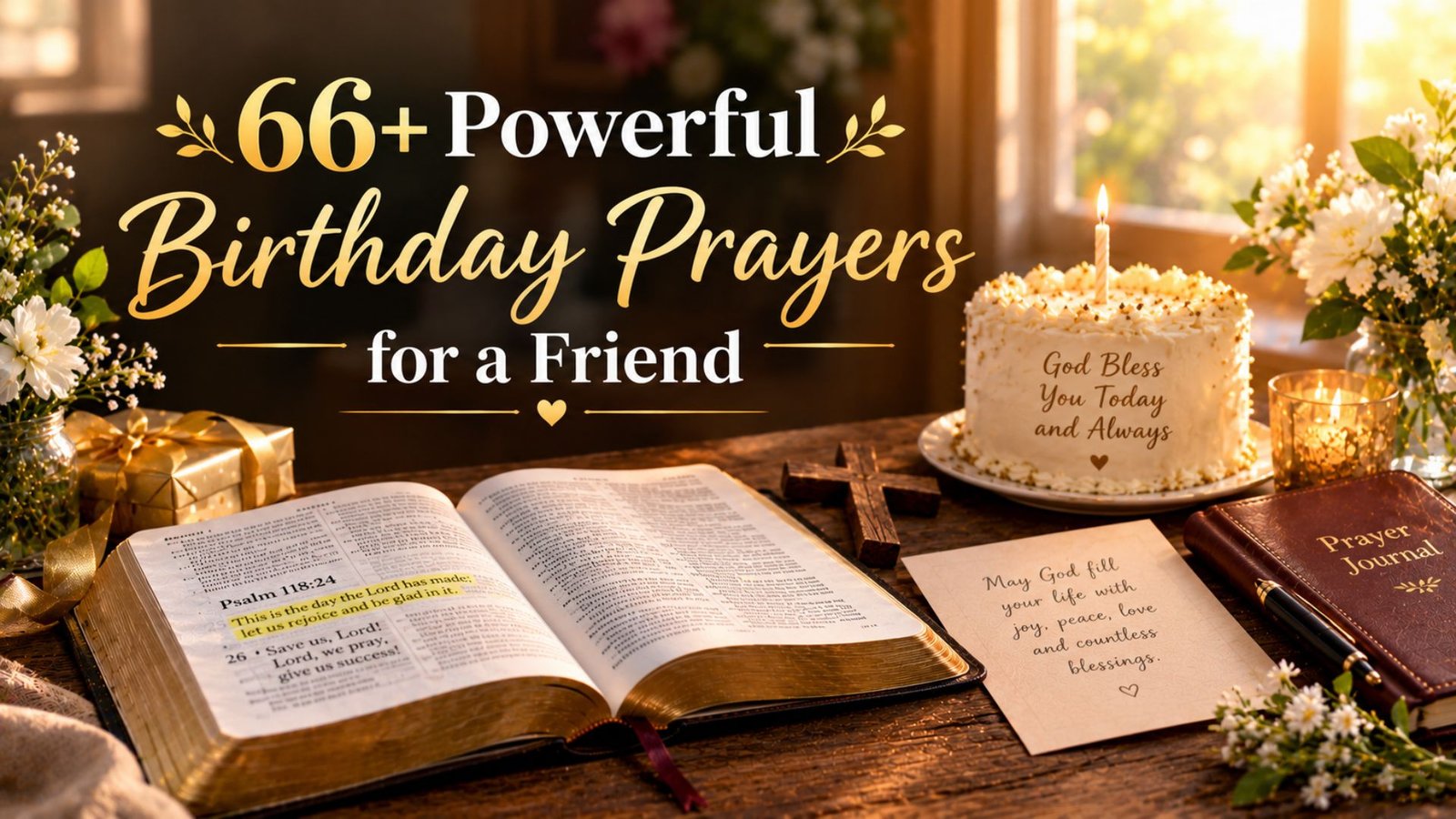 66+ Powerful Birthday Prayers for a Friend