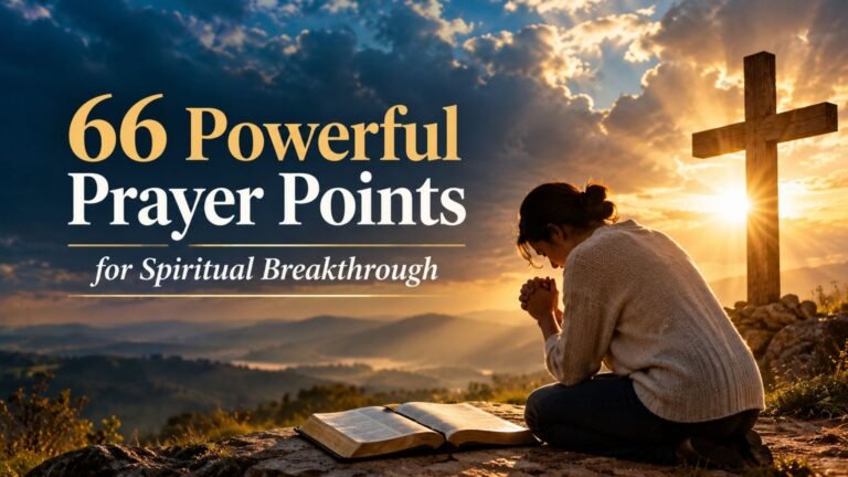 66 Powerful Prayer Points for Spiritual Breakthrough