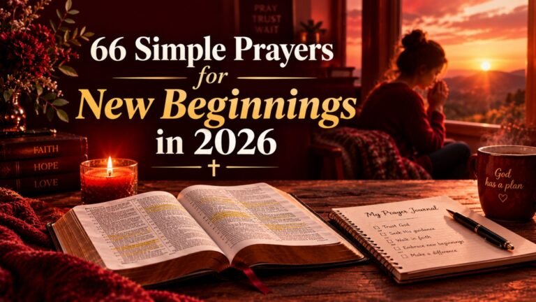 66 Simple Prayers for New Beginnings in 2026