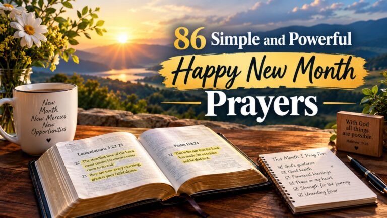 86 Simple and Powerful Happy New Month Prayers