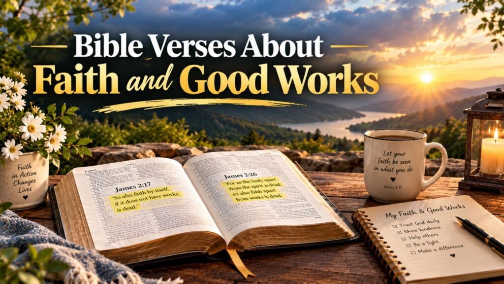 60 Powerful Bible Verses For Faith to Strengthen Your Walk With God 4 Bible Verses About Faith and Good Works