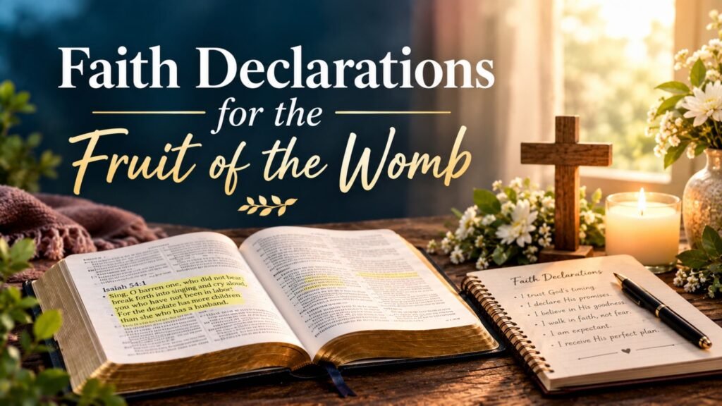 66 Powerful Prayers for Fruit of the Womb 3 Faith Declarations for the Fruit of the Womb