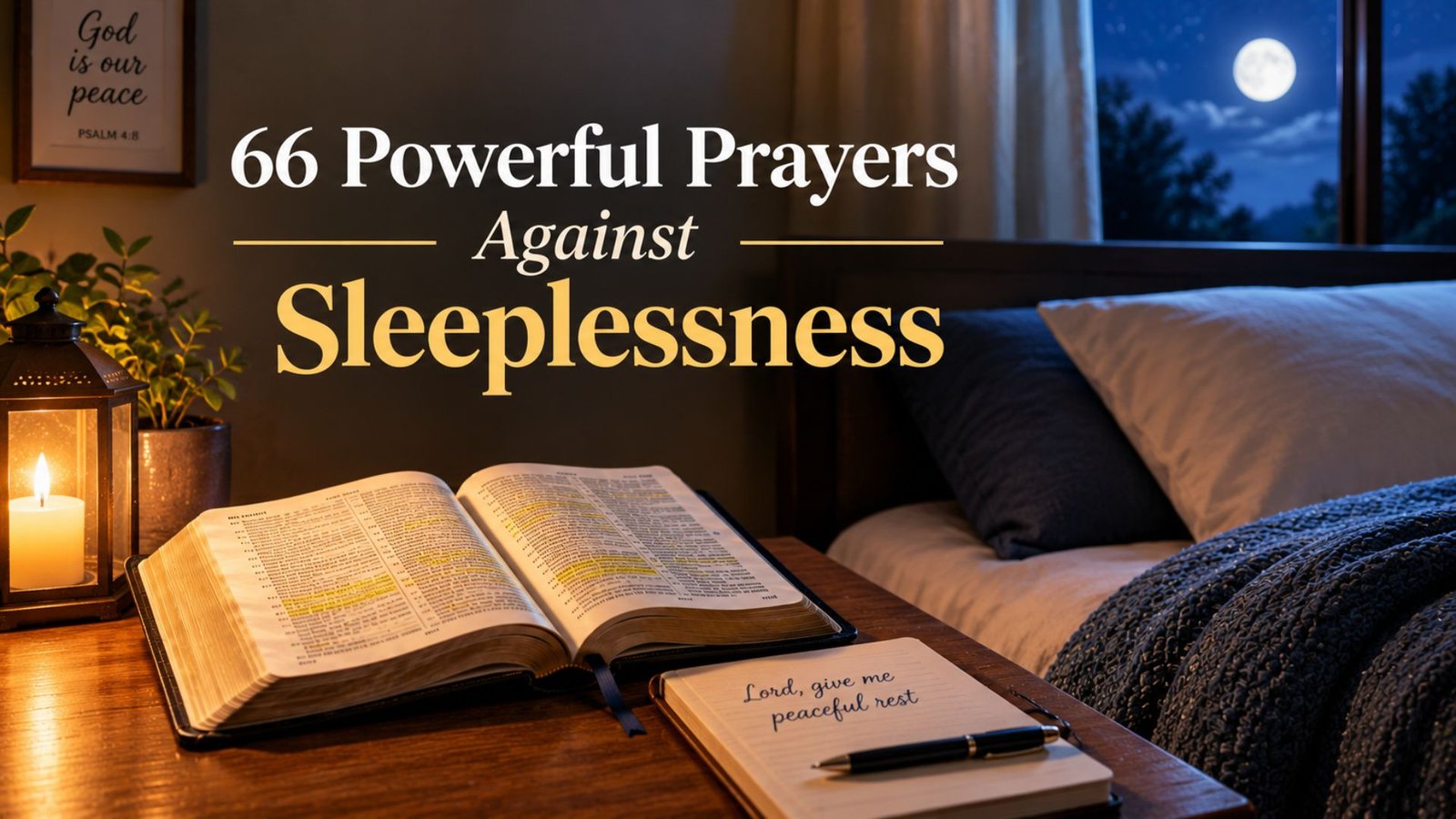 66 Powerful Prayers Against Sleeplessness