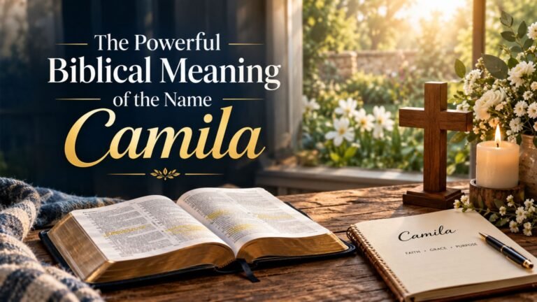 The Powerful Biblical Meaning of the Name Camila
