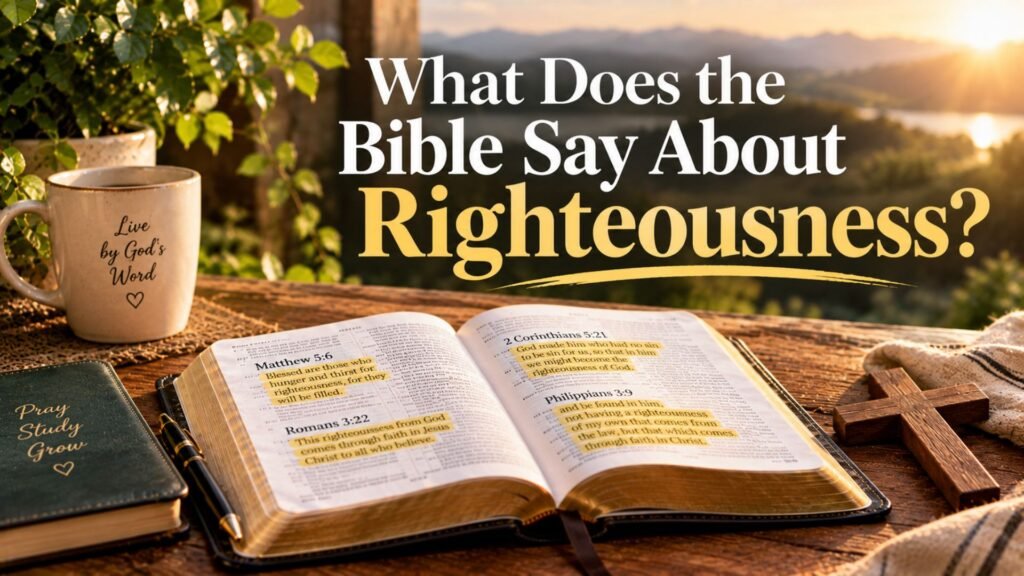 What Does the Bible Say About Righteousness?